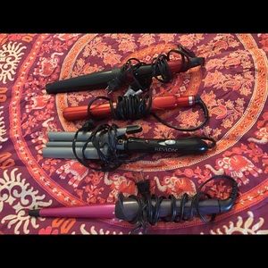 Hot Tools Bundle - Curling Wand & Flat Iron